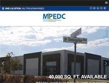Tablet Screenshot of mpedc.org